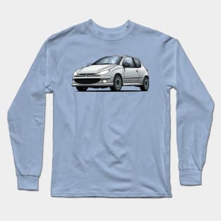 Peugeot 206 RC - White Long Sleeve T-Shirt